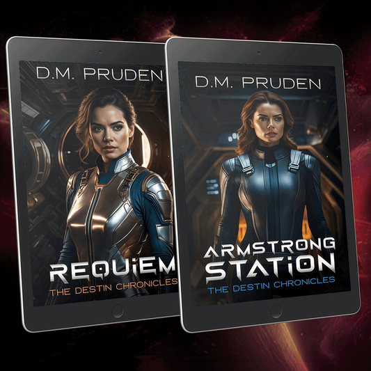Destin Chronicles Starter Set ebook bundle featuring Requiem and Armstrong Station science fiction novels